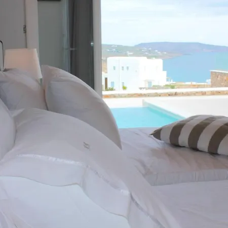 Mykonian Luxury Light Blue Villa With Private Pool Inn *