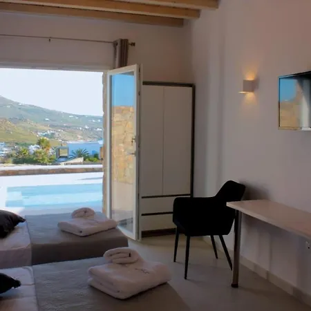 Πανδοχείο Mykonian Luxury Light Blue With Private Pool Καλαφάτη